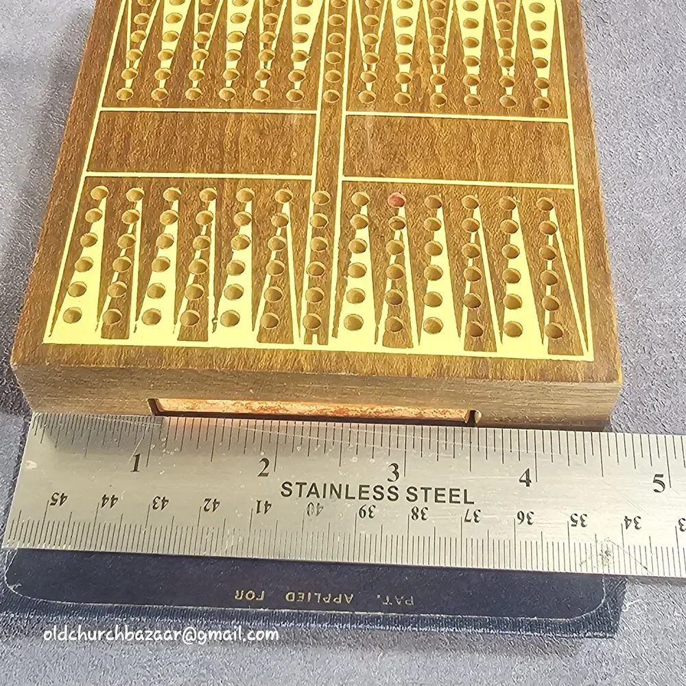 Vintage Drueke Backgammon Vol. 102 Travel Game Grand Rapids MI